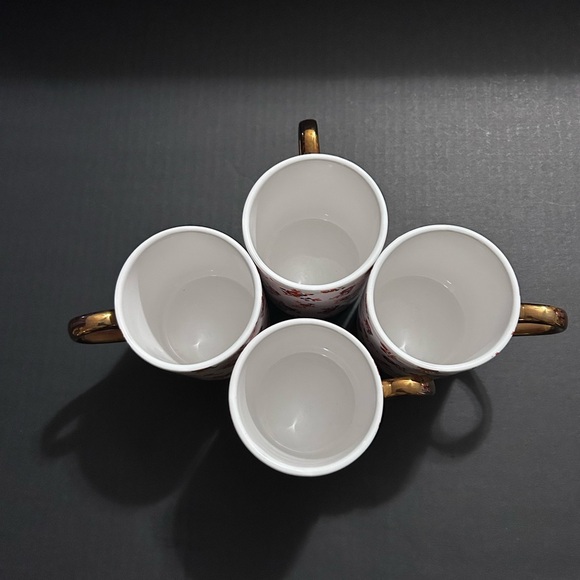 Martha Stewart Collection Floral Mugs Lot Of 4 - Picture 3 of 10